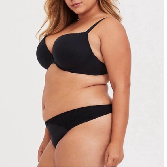 NWT Torrid Curve Plunge Bra Black Sz 40DDD - Picture 2 of 11